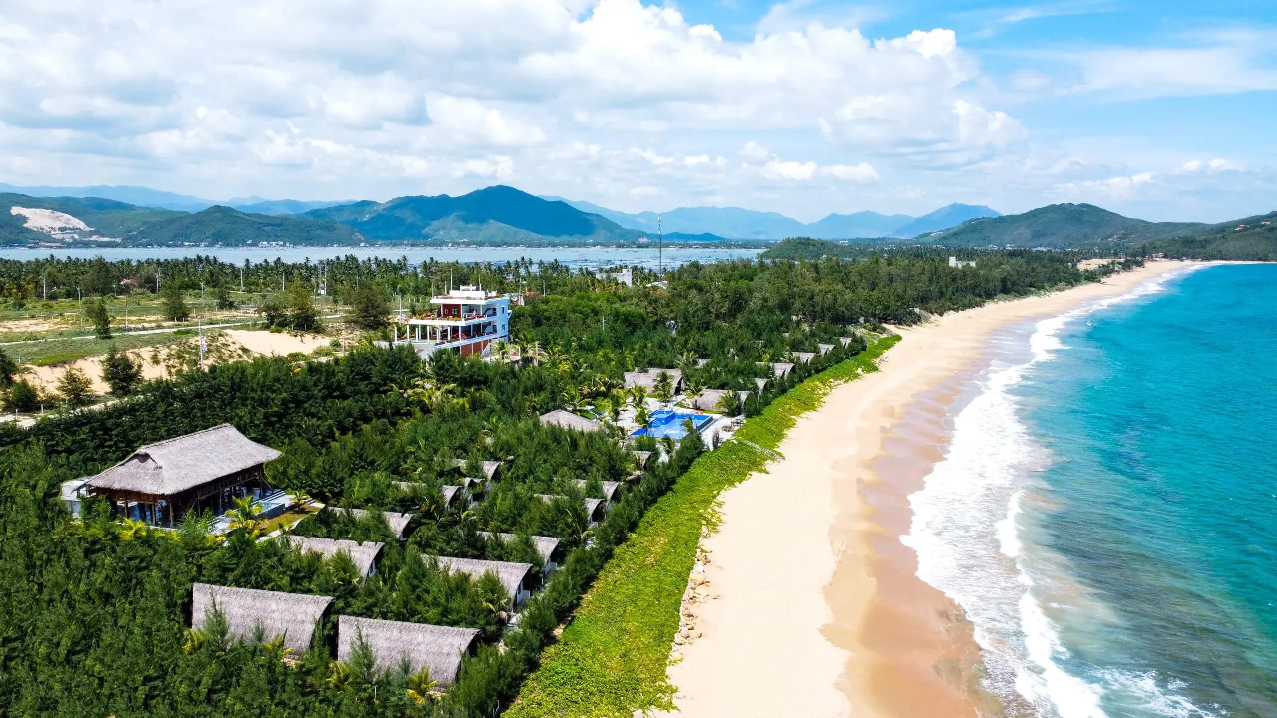 Aerial view of Hoa Loi Resort