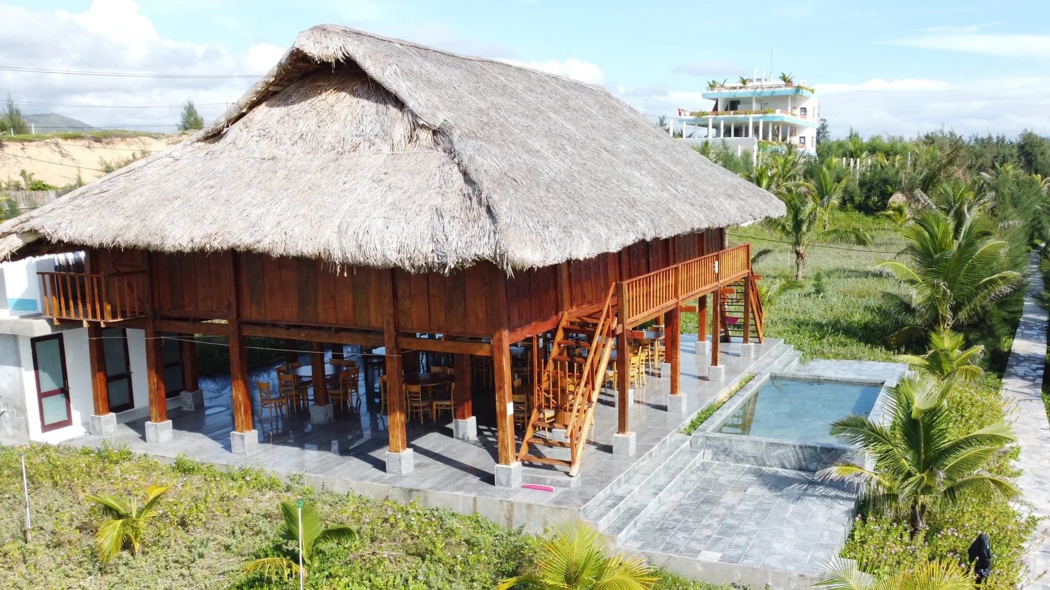 Wooden Villa Ocean View — Full Villa (38 Adults)
